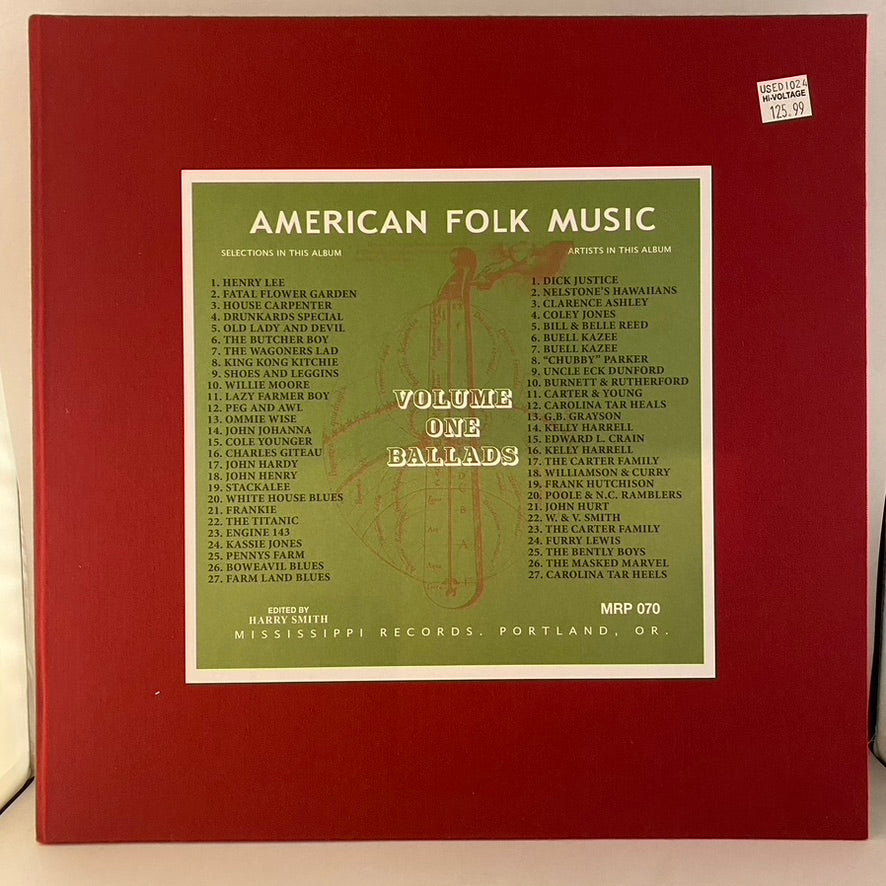 洋楽 ANTHOLOGY OF AMERICAN FOLK MUSIC Anthology of American Folk Music Volume 2 Social Music - Amazon