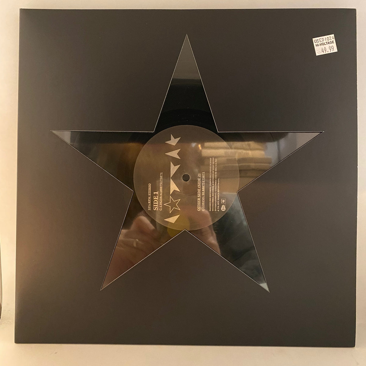 David Bowie – ☆ (Blackstar) LP USED NM/VG++ 2016 180 Gram