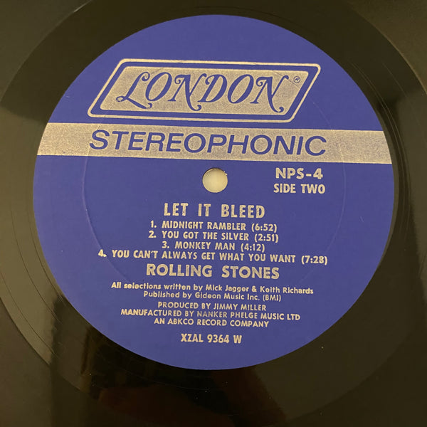 Rolling Stones – Let It Bleed LP USED VG+/VG 1969 Original Pressing w/ Poster