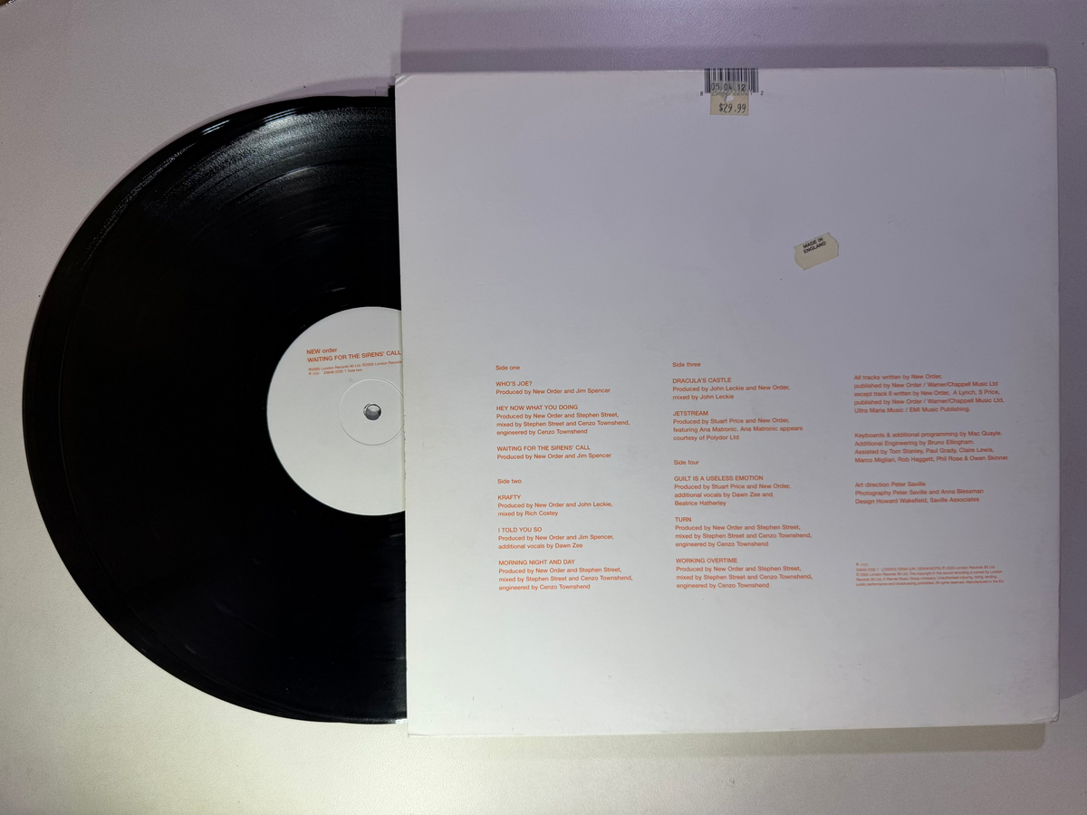 New Order / Waiting For The Sirens レコード Amazon.co.jp: Waiting