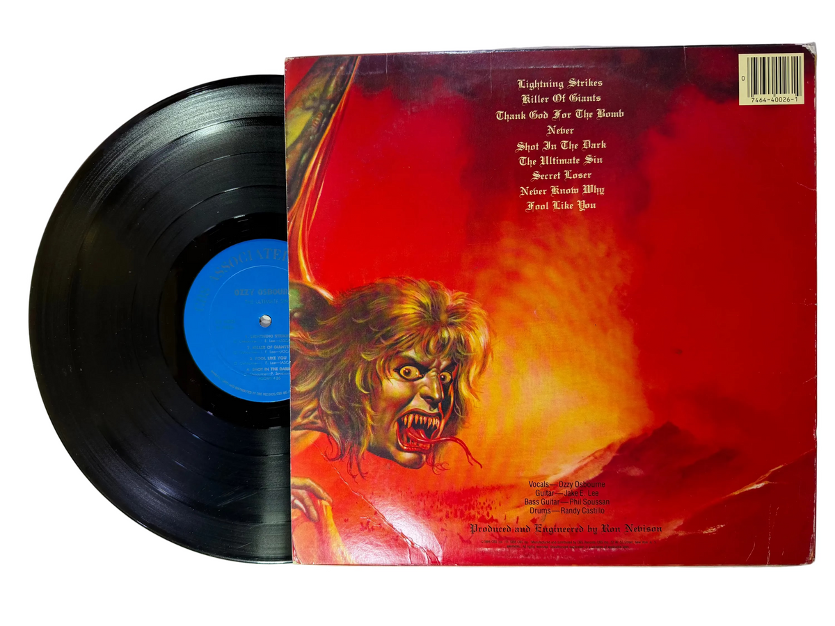 Ozzy Osbourne – The Ultimate Sin LP USED VG/VG – Hi-Voltage Records