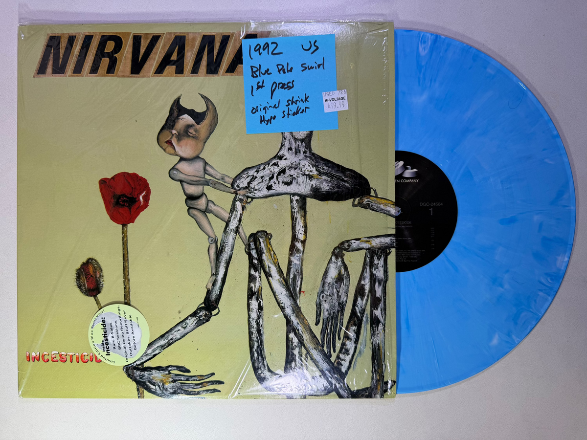 Nirvana – Incesticide LP USED 1st Press VG++/NM COLOR VINYL – Hi