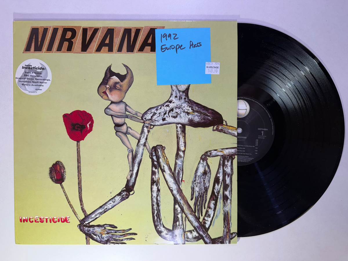 Nirvana – Incesticide LP USED 1992 EU Pressing VG++/VG++ – Hi