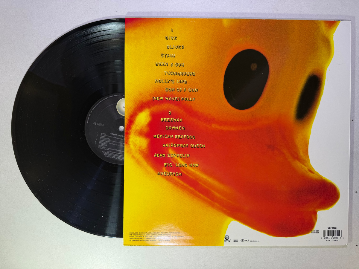 Nirvana – Incesticide LP USED 1992 EU Pressing VG++/VG++ – Hi