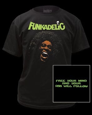 Band Tees Funkadelic Free Your Mind SHIRT NEW