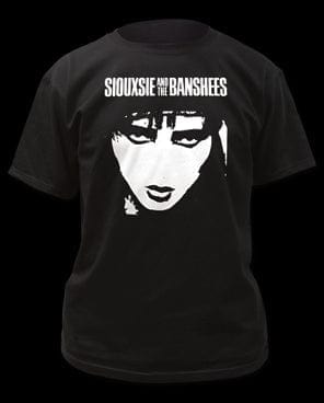 Band Tees Siouxsie and the Banshees Face Shirt NEW