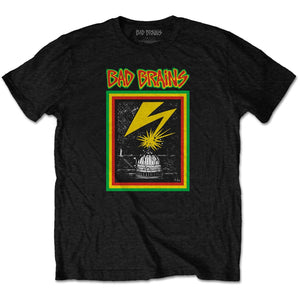 Band Tees Small Bad Brains  T-Shirt: Capitol Strike BADBTS01MB-1