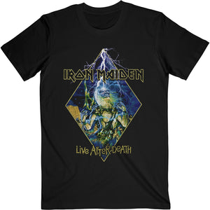Band Tees Small Iron Maiden Unisex T-Shirt: Live After Death Diamond IMTEE115MB-1