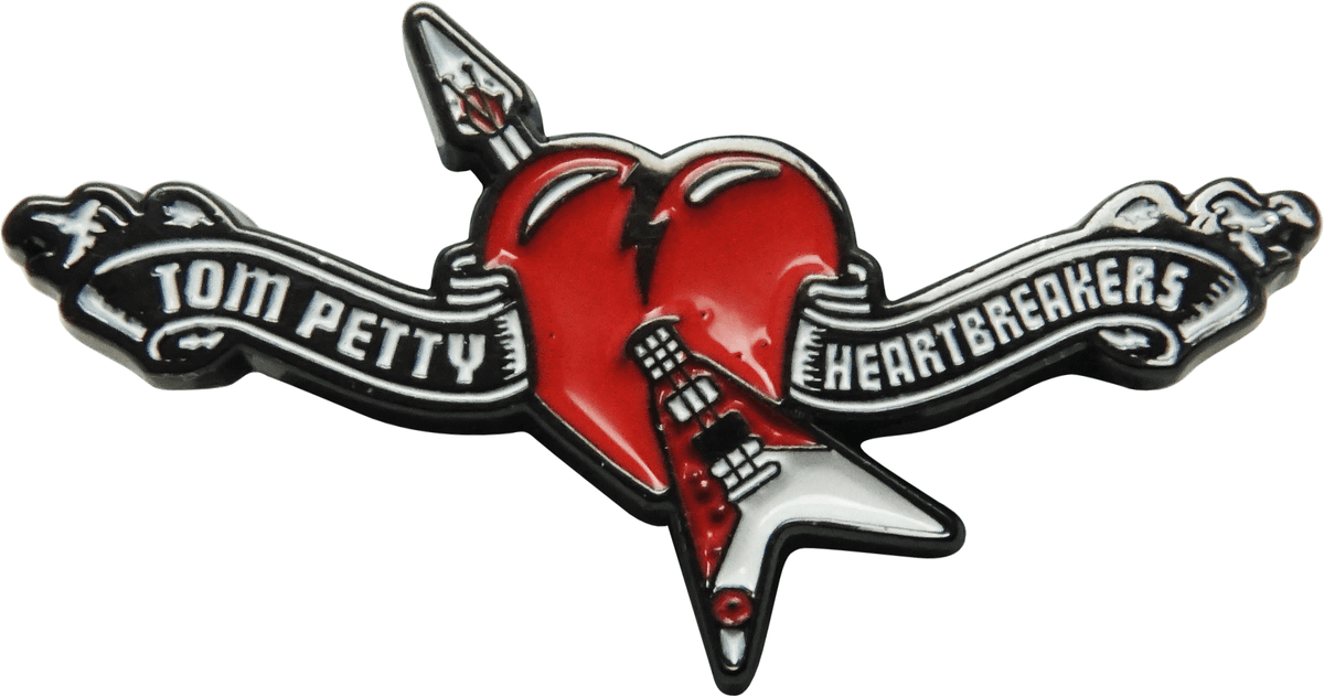 Enamel Pin - Tom Petty And The Heartbreakers Guitar Logo – Hi-voltage 