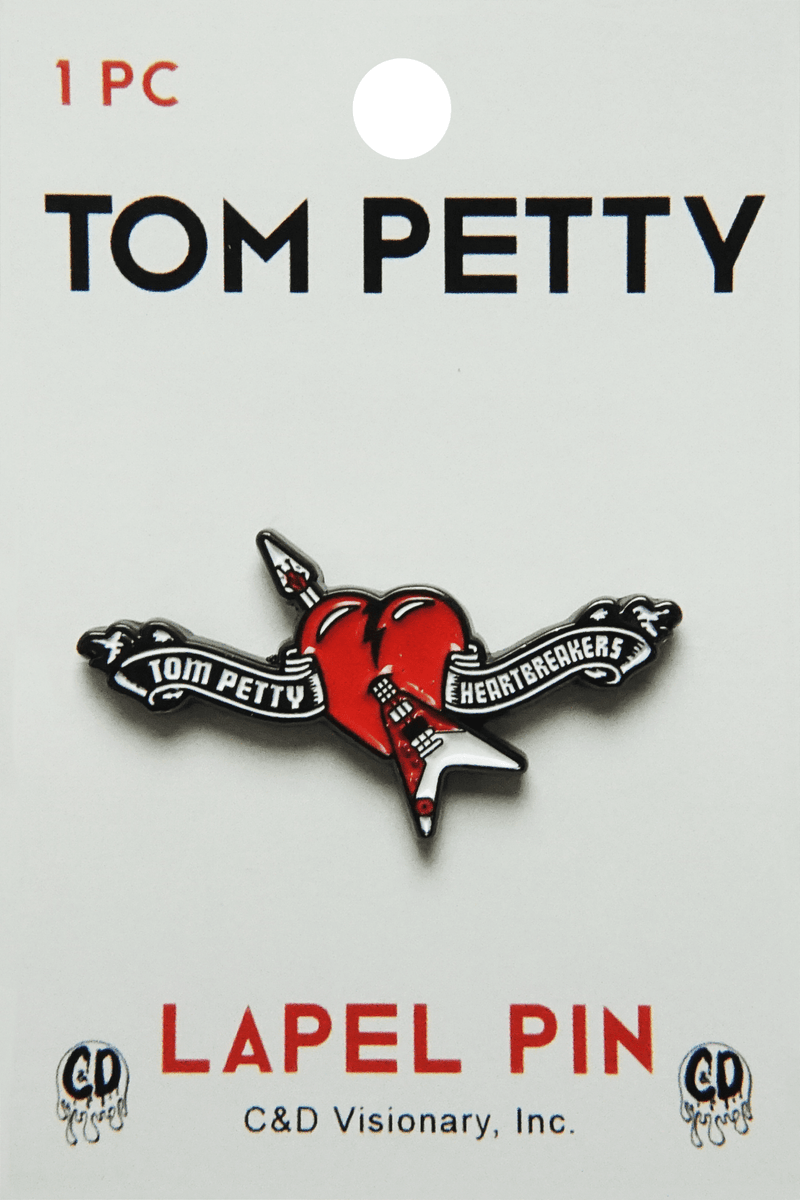 Enamel Pin - Tom Petty And The Heartbreakers Guitar Logo – Hi-voltage 