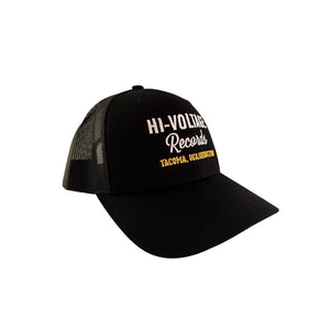 Hi-Voltage Merch Hi-Voltage Black Trucker Hat HIVOLTBLTR