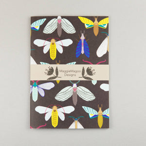 Journals dark moths pattern 990750