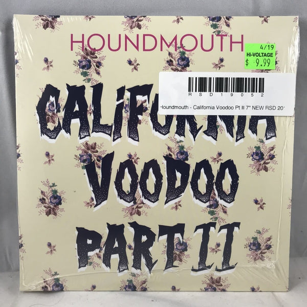 New 7"s Houndmouth - California Voodoo Pt II 7" NEW RSD 2019 RSD19052