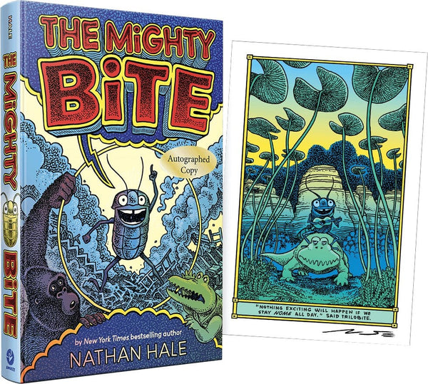 New Book An IBD Exclusive Edition of The Mighty Bite by Nathan Hale - IBD 9781419770333