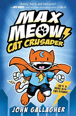 New Book Max Meow Book 1: Cat Crusader - Hardcover 9780593121054