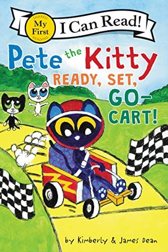 New Book Pete the Kitty: Ready, Set, Go-Cart! (My First I Can Read)  - Paperback 9780062974044