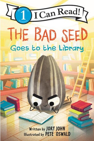 New Book The Bad Seed Goes to the Library (I Can Read Level 1)  - Paperback 9780062954558