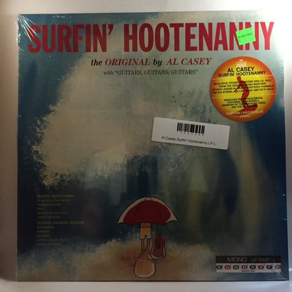 New Vinyl Al Casey Surfin' Hootenanny LP Ltd Ed MONO Colored Vinyl 10005096
