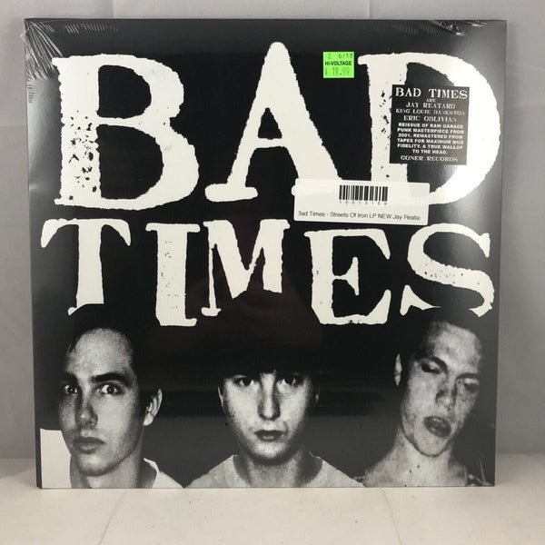 New Vinyl Bad Times - Streets Of Iron LP NEW Jay Reatard 10013159