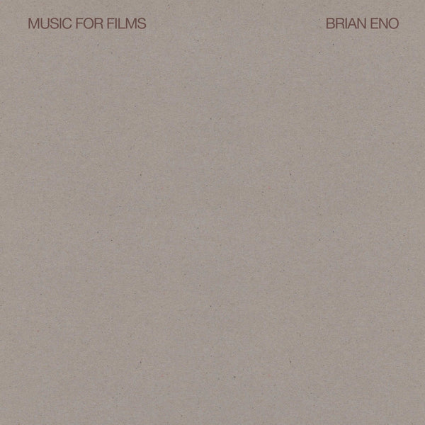 New Vinyl Brian Eno - Music For Films LP NEW REISSUE 10014764