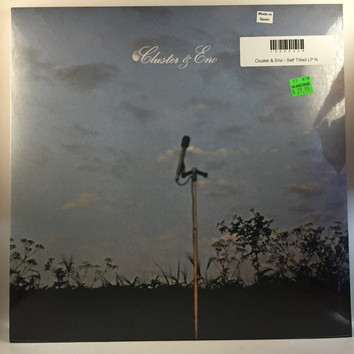 Cluster & Eno - Self Titled LP NEW – Hi-Voltage Records