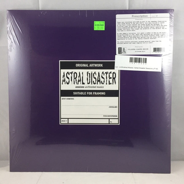 New Vinyl Coil - Un-finished Musics: Astral Disaster Sessions LP NEW 10012696