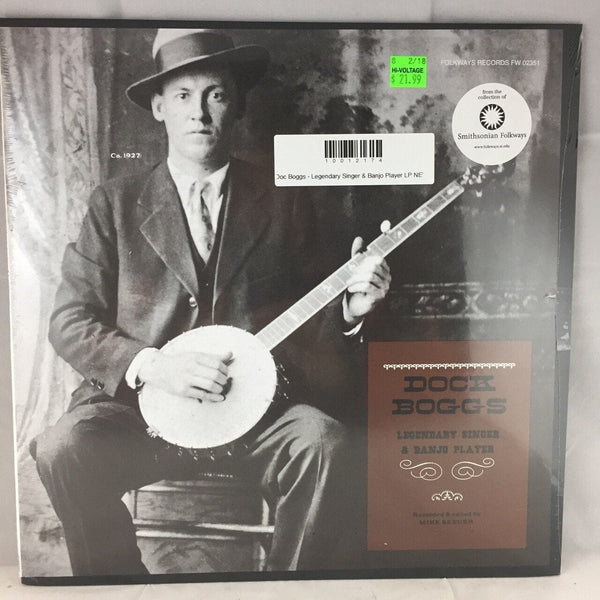 New Vinyl Doc Boggs - Legendary Singer & Banjo Player LP NEW 10012174