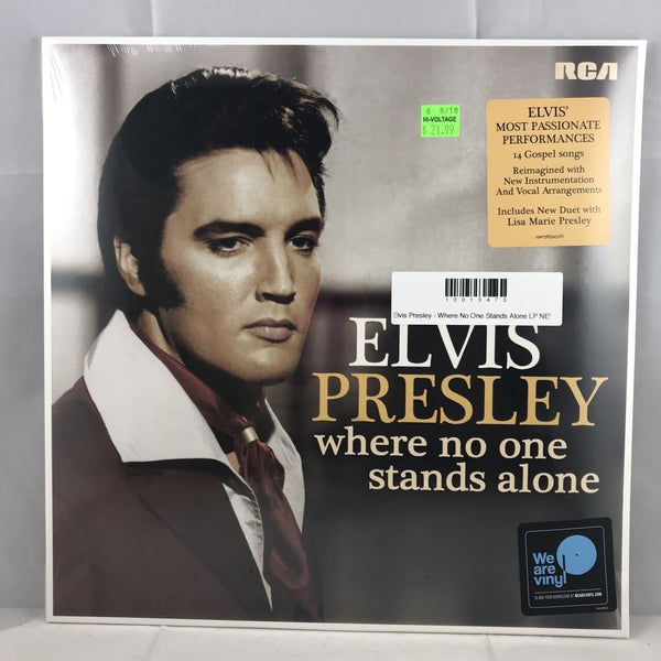New Vinyl Elvis Presley - Where No One Stands Alone LP NEW 10013473