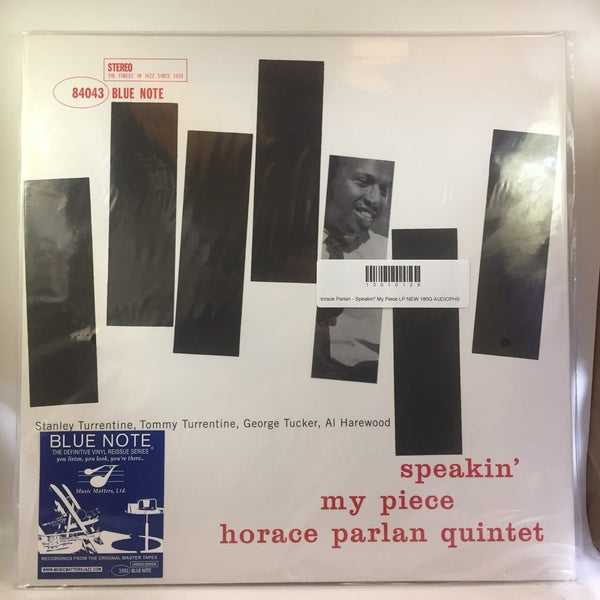 New Vinyl Horace Parlan - Speakin' My Piece LP NEW 180G AUDIOPHILE 10010128