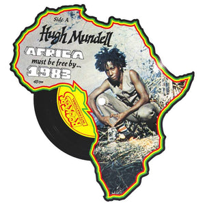 New Vinyl Hugh Mundell & Augustus Pablo - Africa Must Be Free By 1983 (Africa Shaped Picture Disc) LP NEW RSD 2023 RSD23171