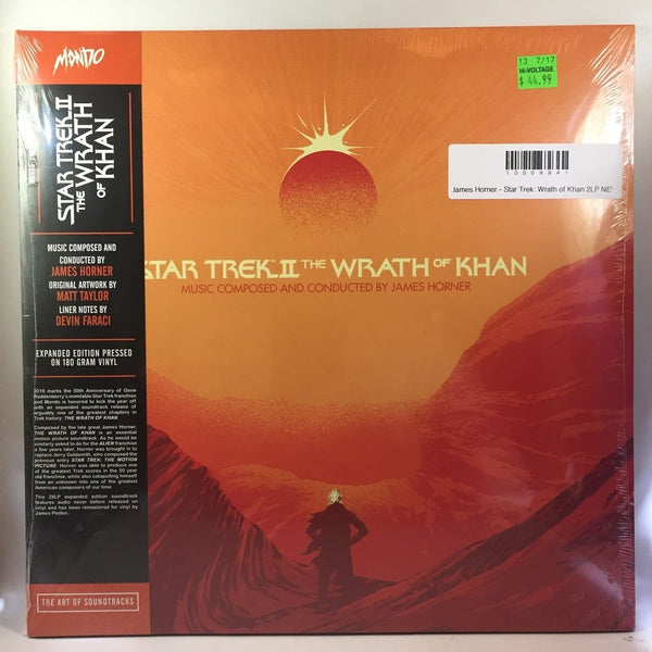 New Vinyl James Horner - Star Trek: Wrath of Khan 2LP NEW 10009941
