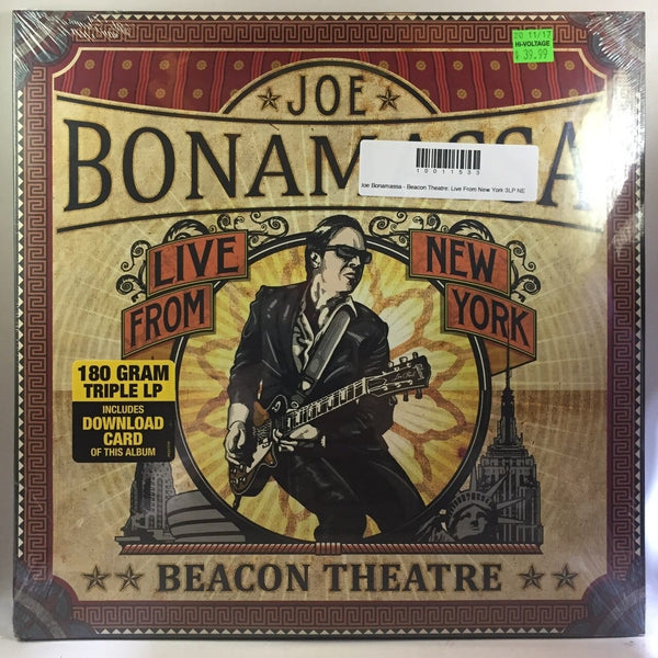 New Vinyl Joe Bonamassa - Beacon Theatre: Live From New York 3LP NEW 10011533