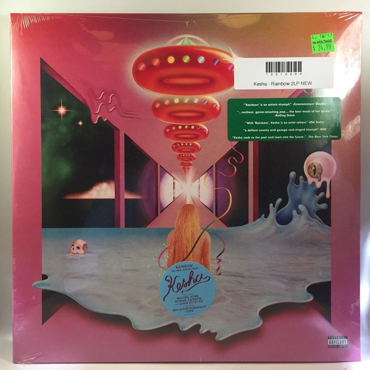 Kesha Rainbow CD & T-Shirt Box discount Set