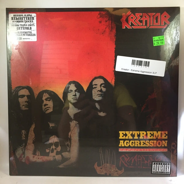 New Vinyl Kreator - Extreme Aggression 3LP NEW 10009161