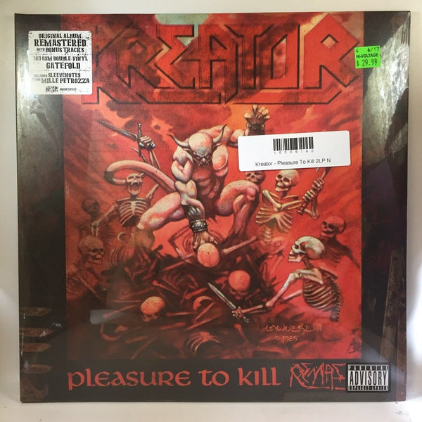 New Vinyl Kreator - Pleasure To Kill 2LP NEW 2017 REISSUE 10009162