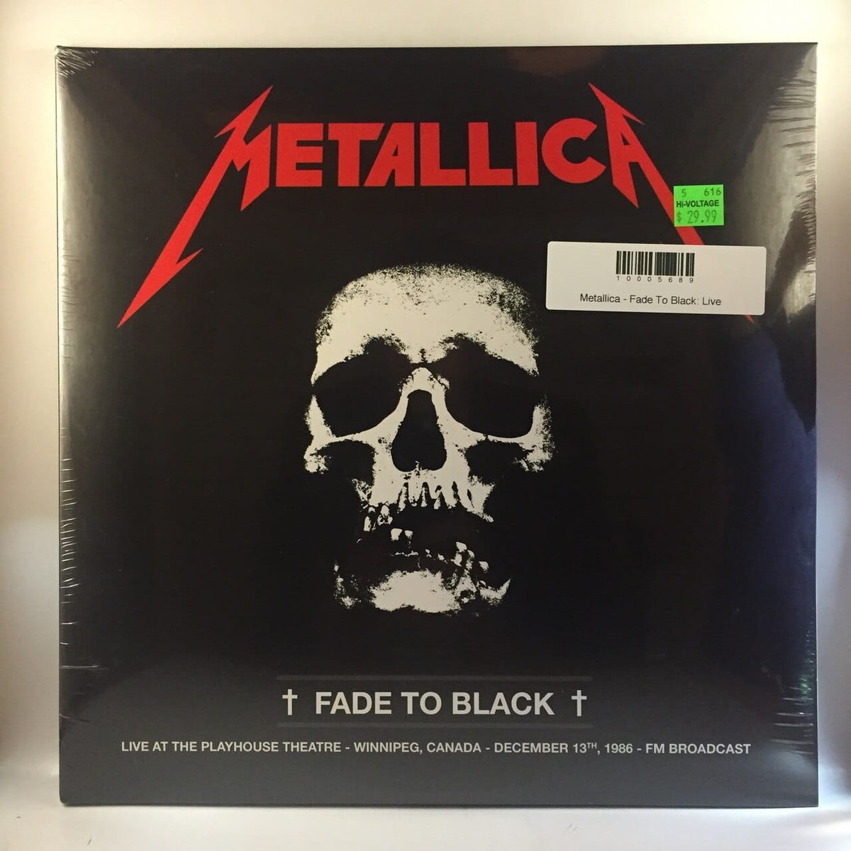 Metallica - Fade To Black: Live 2LP NEW – Hi-Voltage Records