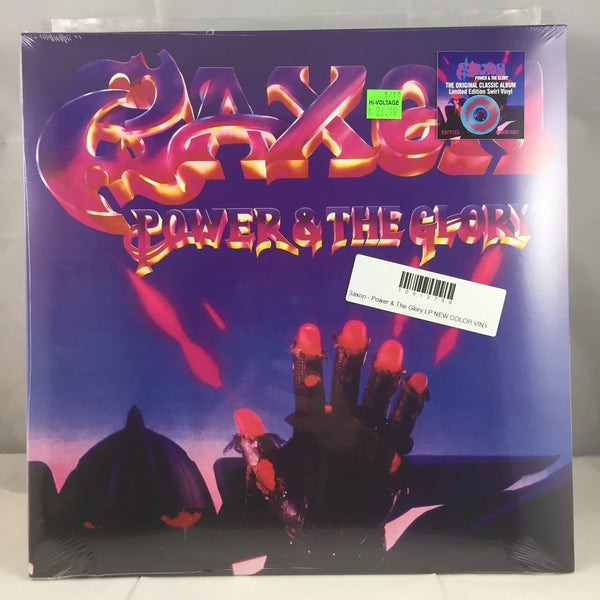 New Vinyl Saxon - Power & The Glory LP NEW COLOR VINYL 10012759