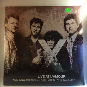 New Vinyl X - Live at L'Amour NYC 1983 2LP NEW Ltd 10003192