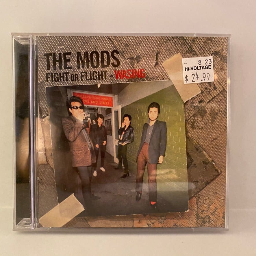 The Mods – Fight Or Flight - Wasing CD+DVD USED NM/NM Japanese Pressin –  Hi-Voltage Records