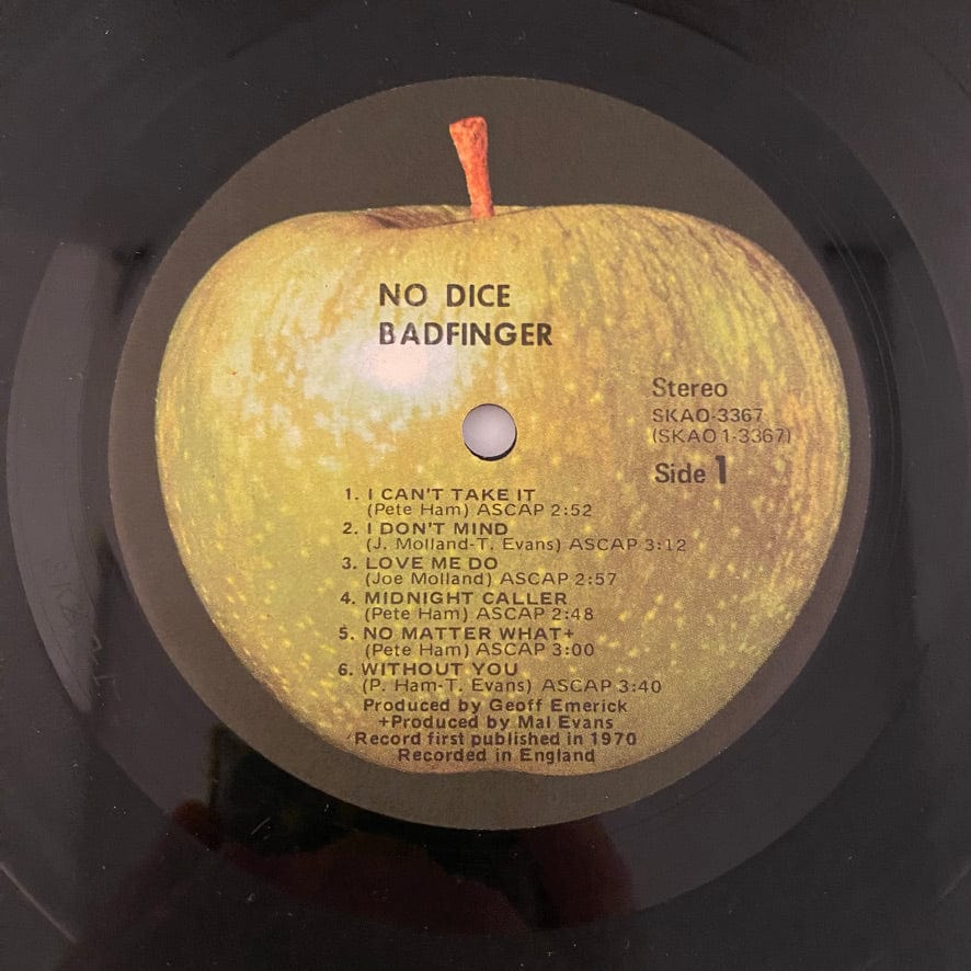 Badfinger – No Dice LP USED VG+/VG+ 1970 Pressing – Hi-Voltage Records