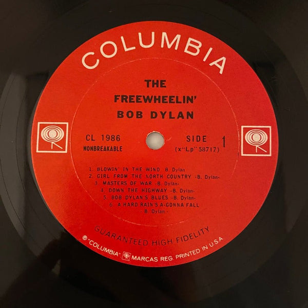 Used Vinyl Bob Dylan – The Freewheelin' Bob Dylan LP USED VG+/NM 1963 Original Mono Pressing J090423-04