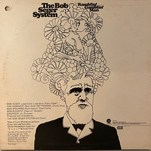Used Vinyl Bob Seger System – Ramblin' Gamblin' Man LP USED VG++/VG+ J013023-10