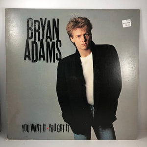 Used Vinyl Bryan Adams - You Want It, You Got It LP VG++/VG+ USED I011022-001