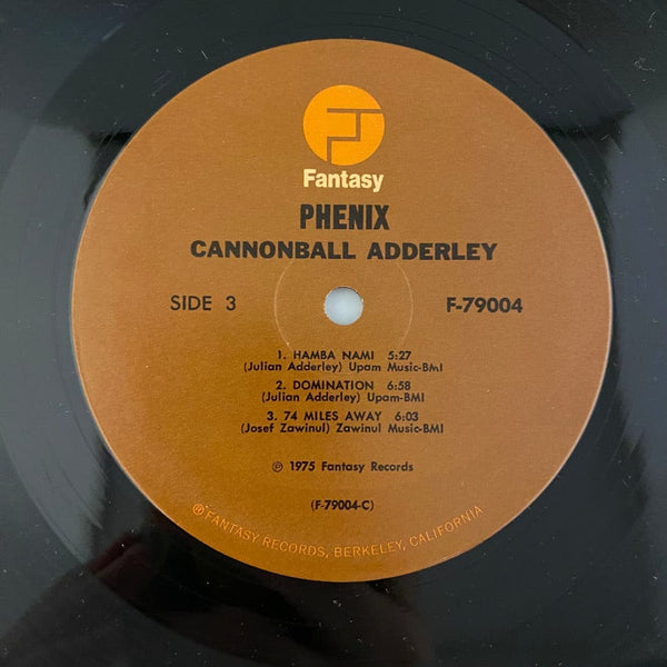 Used Vinyl Cannonball Adderley – Phenix 2LP USED VG+/G+ J061323-18
