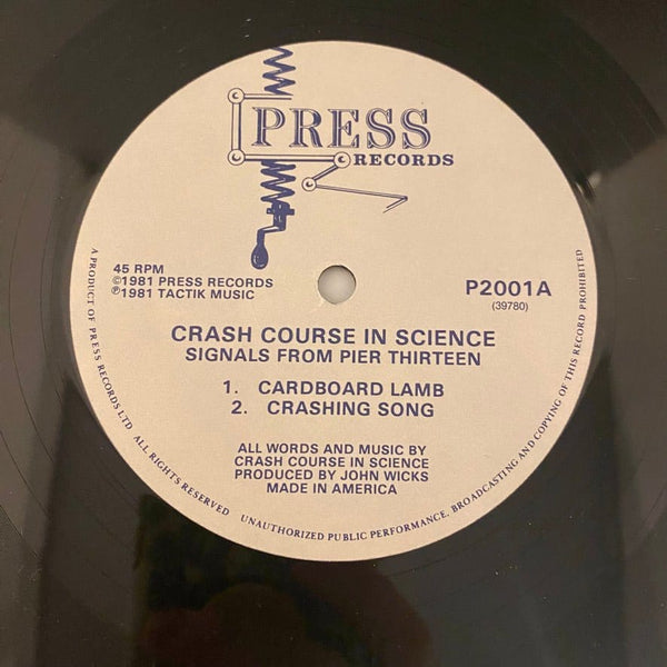 Used Vinyl Crash Course In Science – Signals From Pier Thirteen 12" USED VG+/VG+ J113023-02