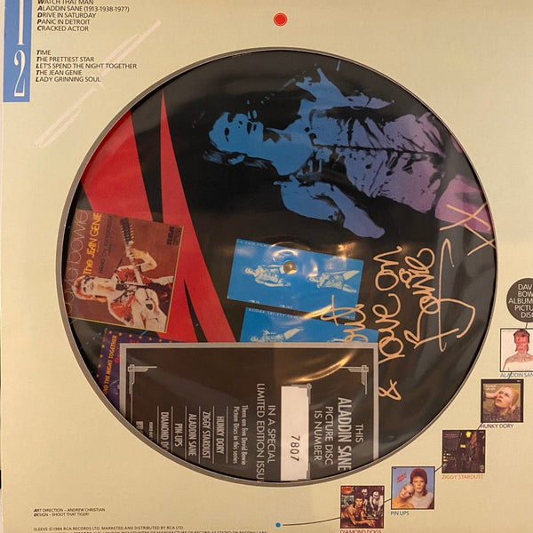 Used Vinyl David Bowie – Aladdin Sane LP USED VG++/VG++ Picture Disc J031223-07