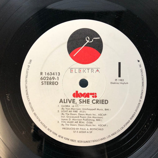 Used Vinyl Doors - Alive She Cried LP VG+/VG+ USED I022022-014