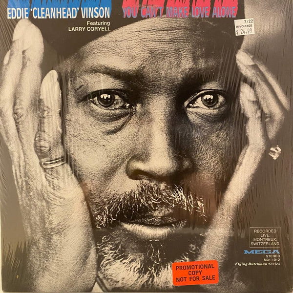 Used Vinyl Eddie "Cleanhead" Vinson Featuring Larry Coryell - You Can't Make Love Alone LP USED VG++/NM Promo J081522-14