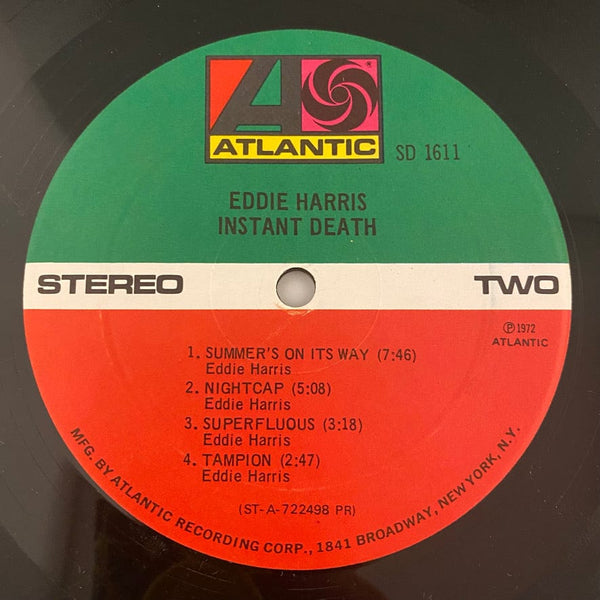 Used Vinyl Eddie Harris - Instant Death LP USED VG++/VG+ J081522-06