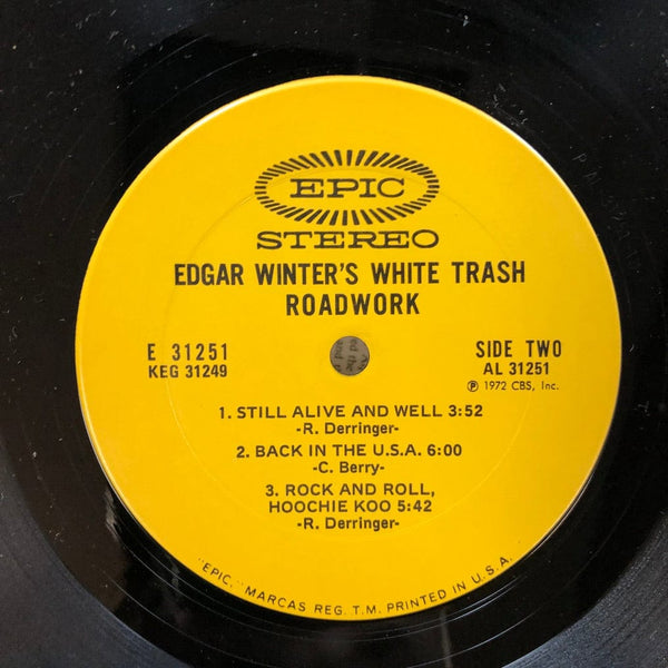 Used Vinyl Edgar Winter's White Trash - Roadwork 2LP VG+/G USED I030622-021